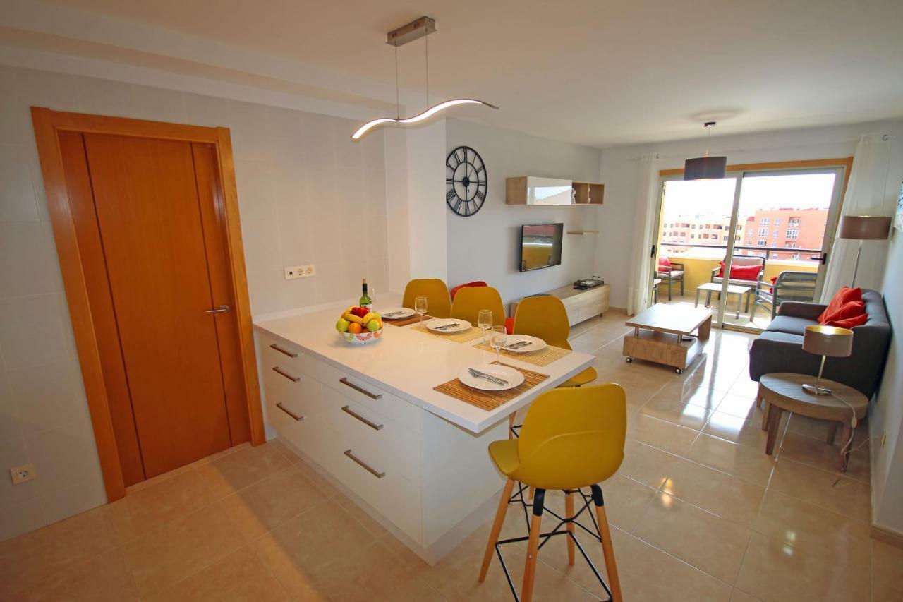 厄尔梅达诺La Perla By Rentmedano Superb Luxury Duplex, Private Roof Terrace, Ocean View, Pool, Wifi And Parking公寓 外观 照片
