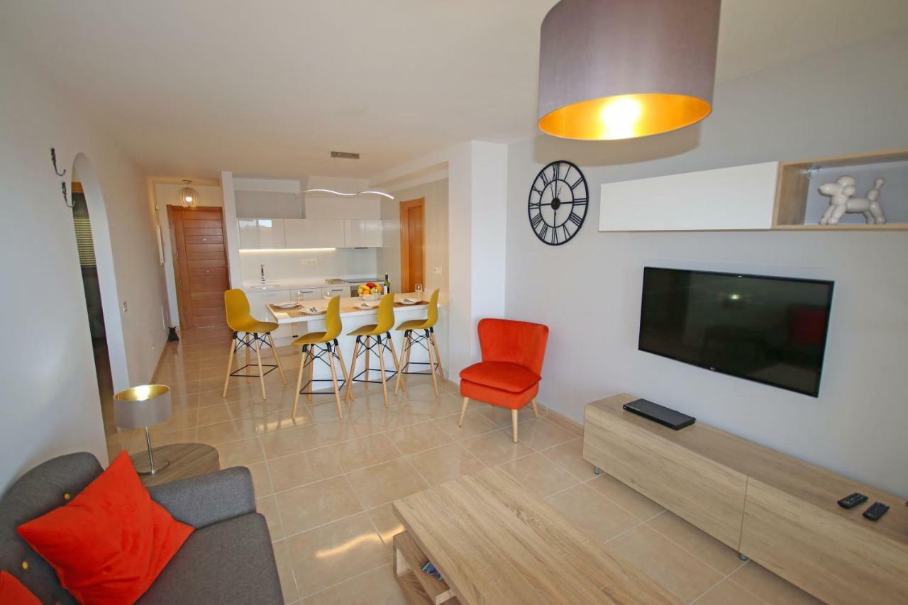 厄尔梅达诺La Perla By Rentmedano Superb Luxury Duplex, Private Roof Terrace, Ocean View, Pool, Wifi And Parking公寓 外观 照片